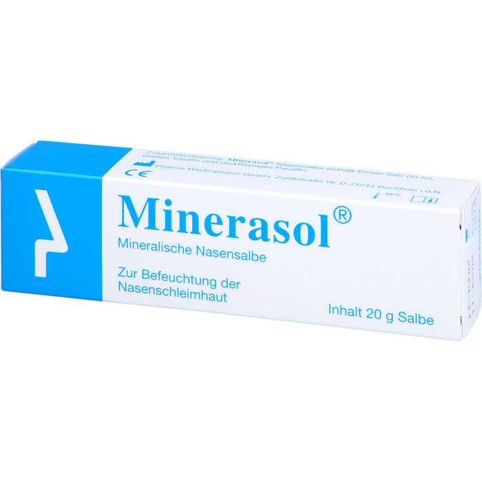 Minerasol mineralische Nasensalbe zur Befeuchtung der Nasenschleimhaut, 20 g Onguent