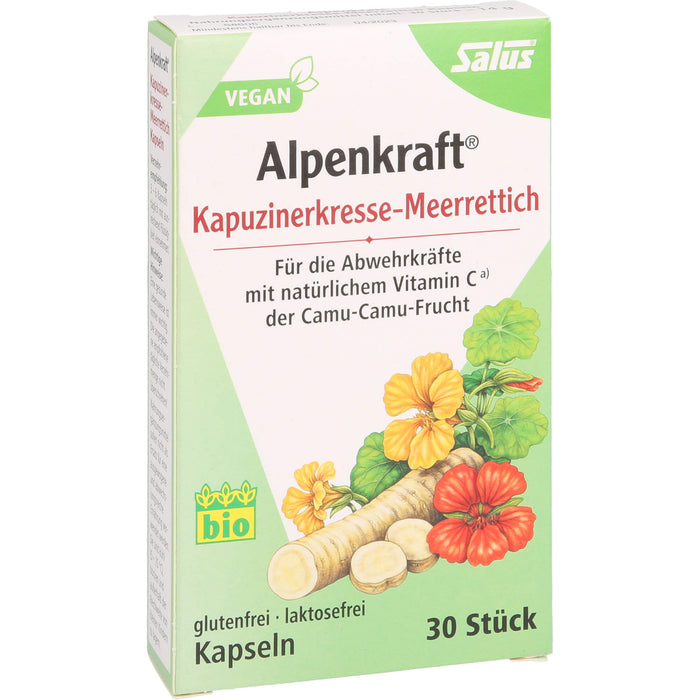 Salus Alpenkraft Kapuzinerkresse-Meerrettich Kapseln, 30 pcs. Capsules