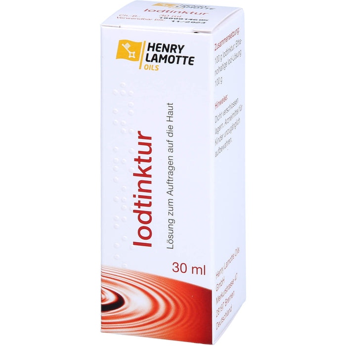 HENRY LAMOTTE Jodtinktur, 30 ml Solution