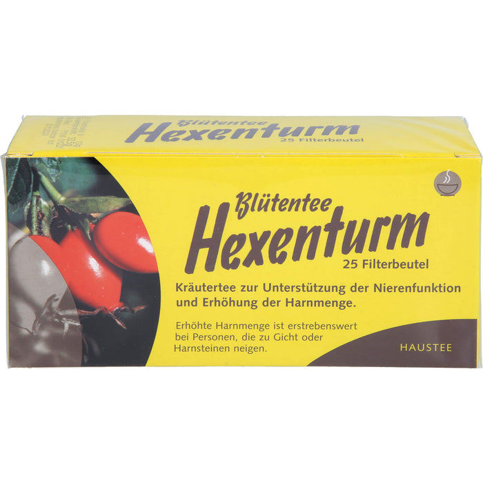 weltecke Blütentee Hexenturm Filterbeutel, 25 pc Sac filtrant