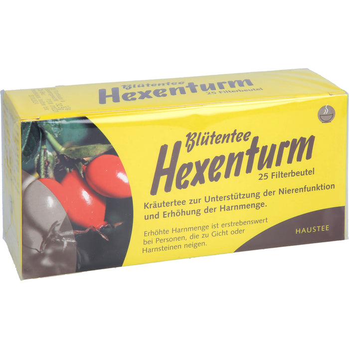 weltecke Blütentee Hexenturm Filterbeutel, 25 pc Sac filtrant