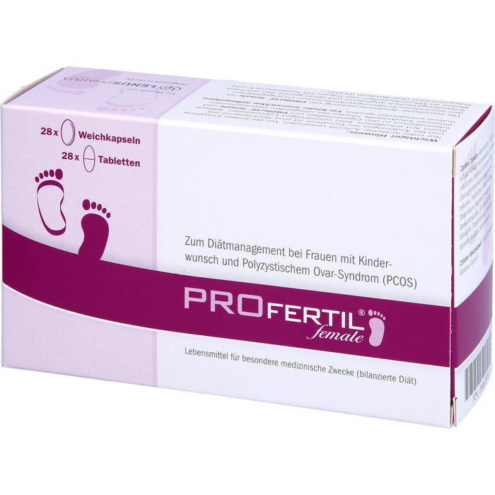 PROfertil female Tabletten und Kapseln Kombipackung 1 Monat bei Kinderwunsch, 1 pcs. Combipack