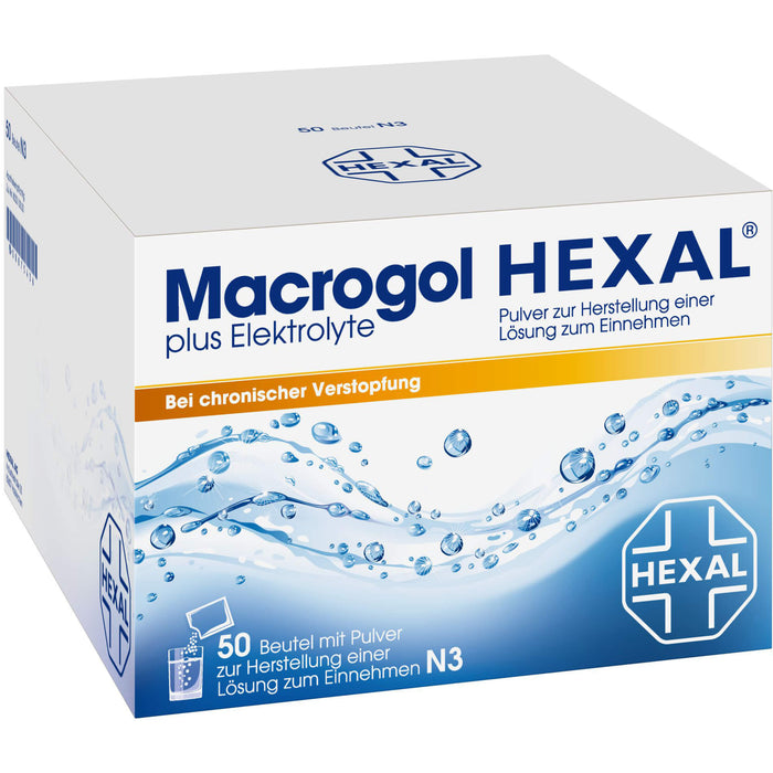 Macrogol HEXAL plus Elektrolyte, 50 pcs. Sachets