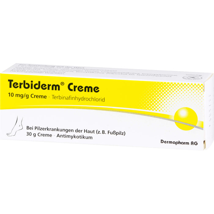 Terbiderm Creme bei Pilzinfektionen der Haut, 30 g Cream