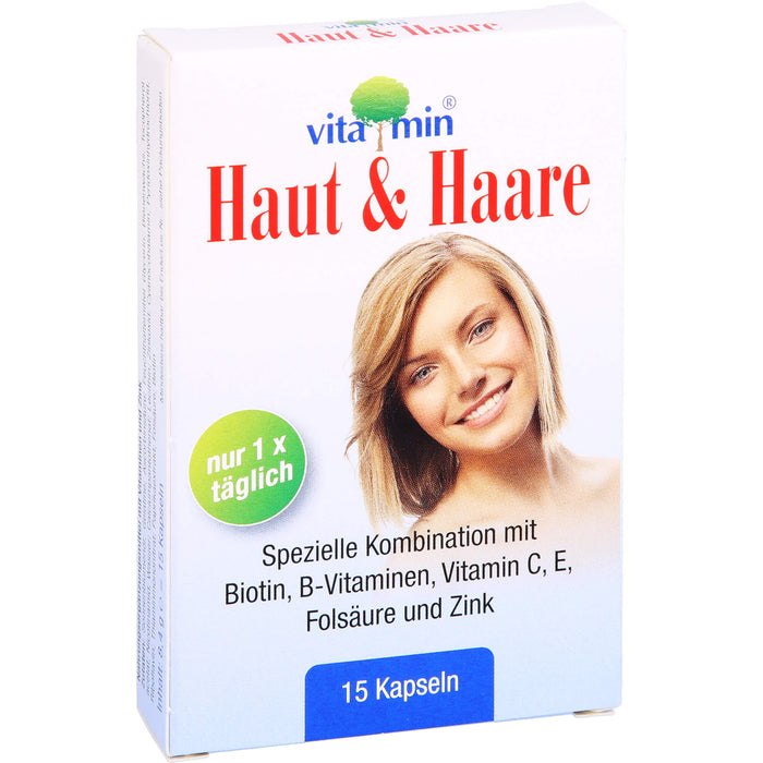 Vitamin Haut & Haare Kapseln, 15 pcs. Capsules