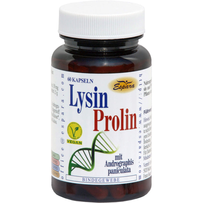 Espara Lysin-Prolin mit Andrographis paniculata Kapseln, 60 pcs. Capsules