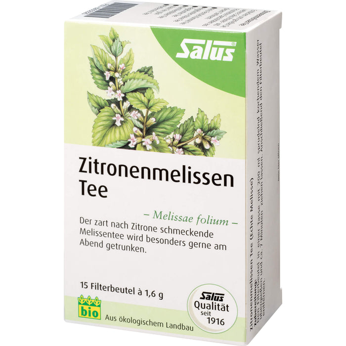 Salus Zitronenmelissen Tee, 15 pc Sac filtrant