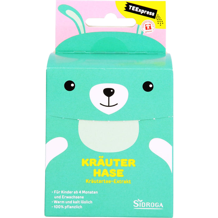 SIDROGA TEExpress Kräuter-Hase Kräutertee-Extrakt Beutel, 15 pc Sac filtrant