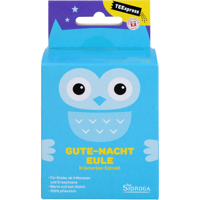 SIDROGA TEExpress Gute-Nacht-Eule Kräutertee-Extrakt Beutel, 15 pc Sac filtrant