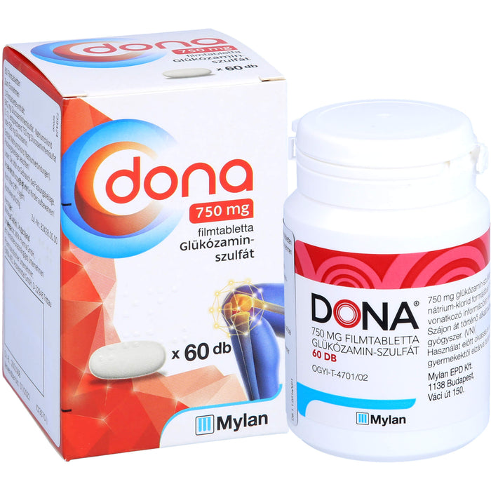 dona 750 mg Emra Filmtabletten bei leichter bis mittelschwerer Arthrose des Kniegelenks, 60 pc Tablettes