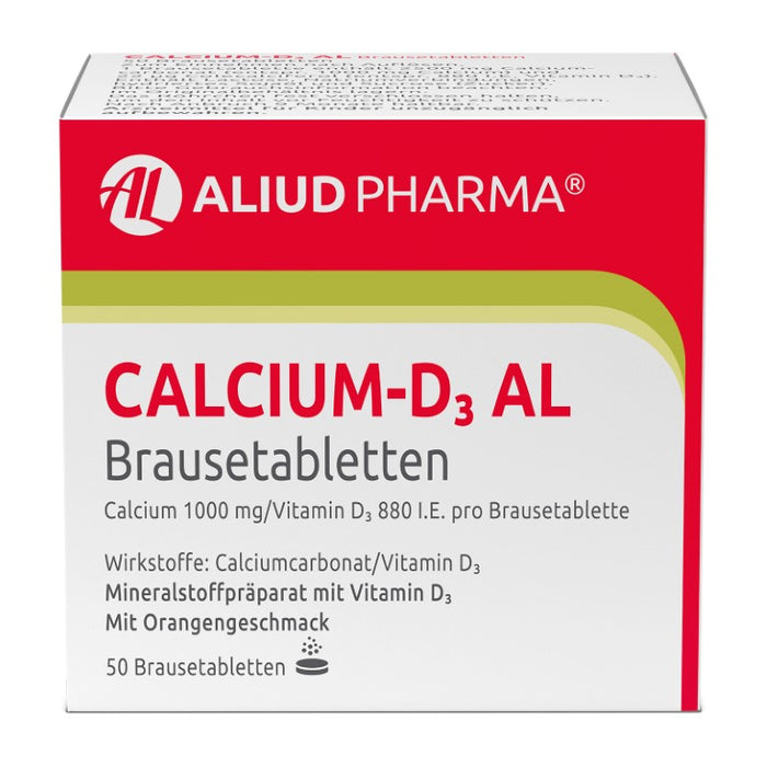 Calcium-D3 AL Brausetabletten, 50 pc Tablettes