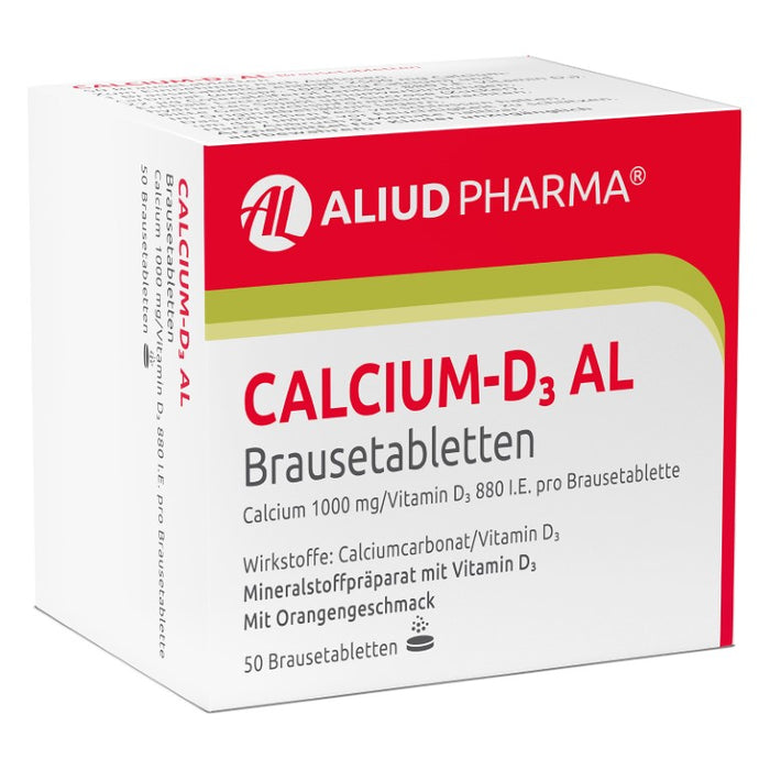 Calcium-D3 AL Brausetabletten, 50 pcs. Tablets