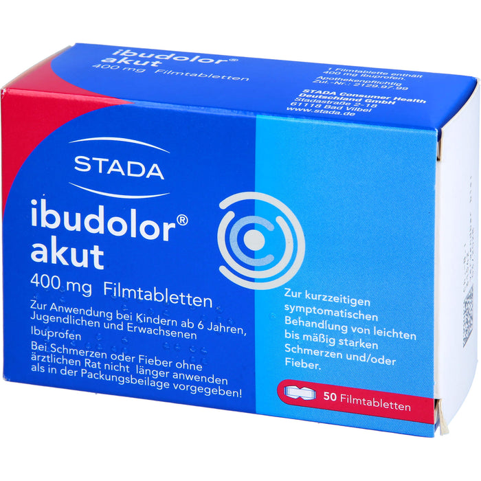 ibudolor akut 400 mg Filmtabletten, 50 pc Tablettes