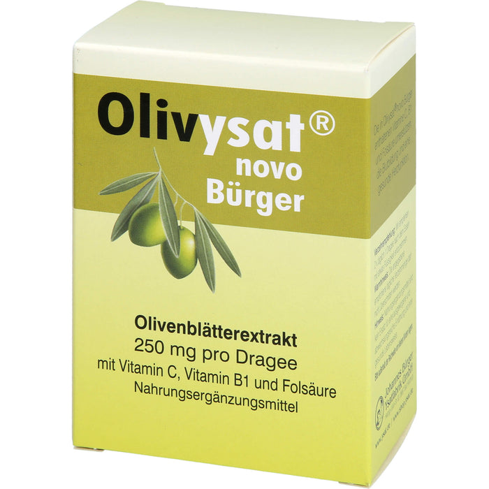 Olivysat novo Bürger Olivenblätterextrakt 250 mg Dragees, 90 pc Tablettes