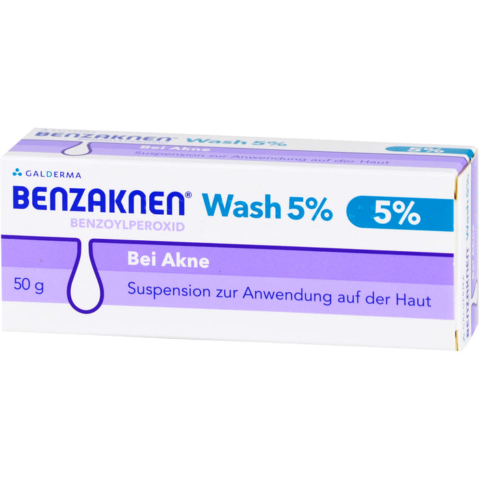 BENZAKNEN Wash 5 % Suspension bei Akne, 50 g Solution