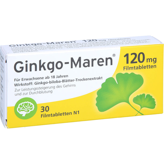 Ginkgo-Maren 120 mg Filmtabletten, 30 St FTA