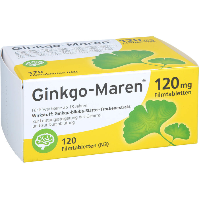 Ginkgo-Maren 120 mg Filmtabletten, 120 St FTA