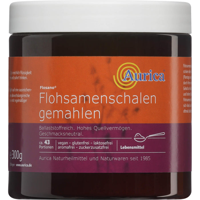 Aurica Flohsamenschalen gemahlen Pulver, 300 g Poudre