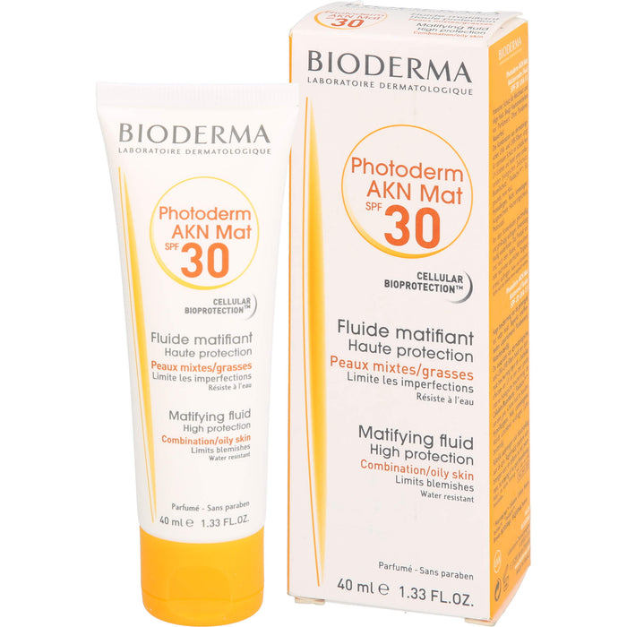 BIODERMA PHOTODERM AKN MAT Sonnenfluid SPF30, 40 ml FLU