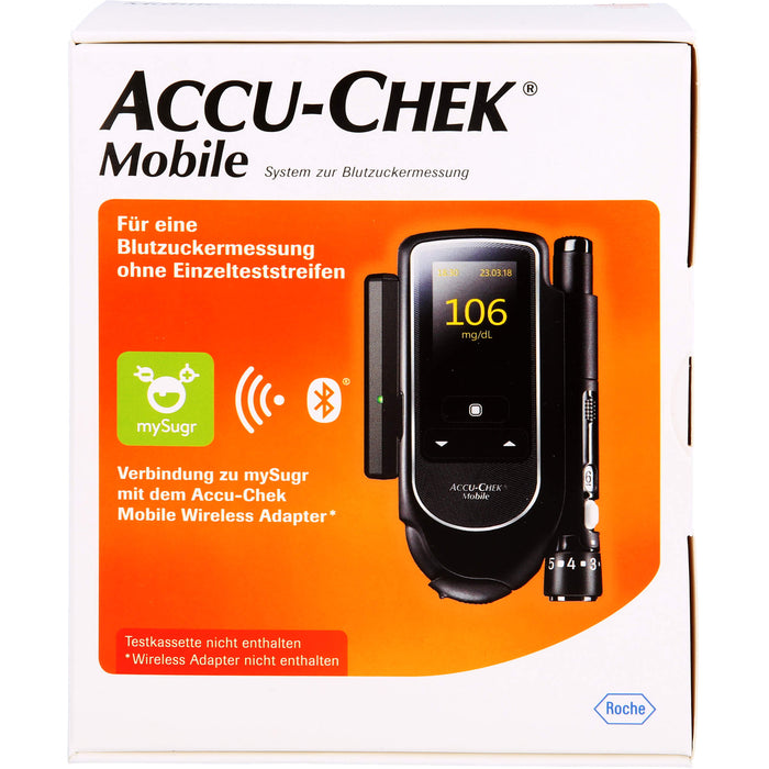 ACCU-CHEK Mobile Set mg/dl III für eine Blutzuckermessung ohne Einzelteststreifen, 1 pcs. Device