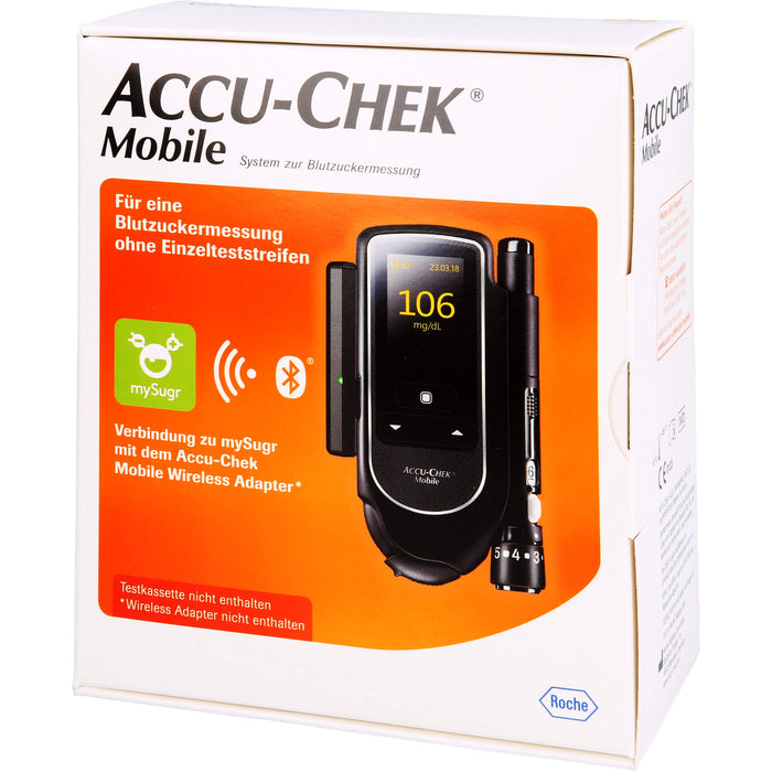 ACCU-CHEK Mobile Set mg/dl III für eine Blutzuckermessung ohne Einzelteststreifen, 1 pcs. Device