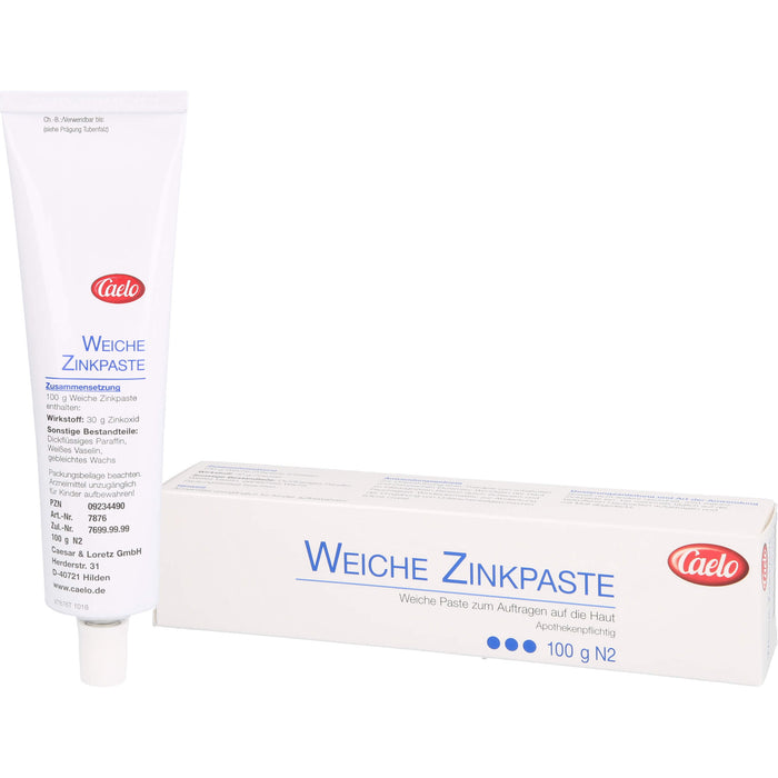 Caelo Weiche Zinkpaste, 100 g Cream