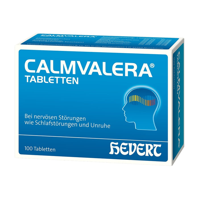 Calmvalera Tabletten bei nervösen Störungen wie Schlafstörungen und Unruhe, 100 St. Tabletten