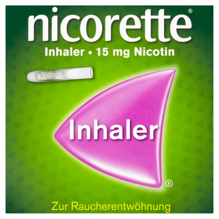 nicorette Inhaler 15 mg Nicotin zur Raucherentwöhnung Patronen, 20 pcs. Ampoules