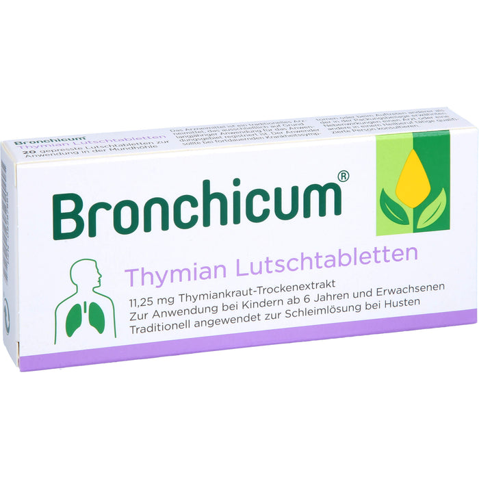 Bronchicum Thymian Lutschtabletten, 20 pcs. Tablets