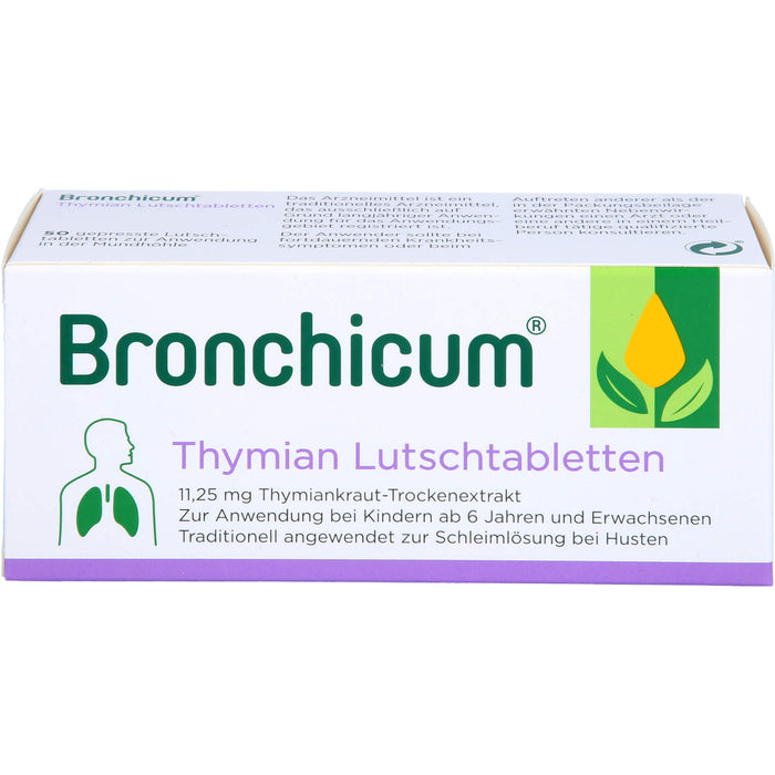 Bronchicum Thymian Lutschtabletten, 50 pcs. Tablets