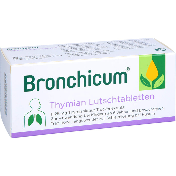 Bronchicum Thymian Lutschtabletten, 50 pc Tablettes