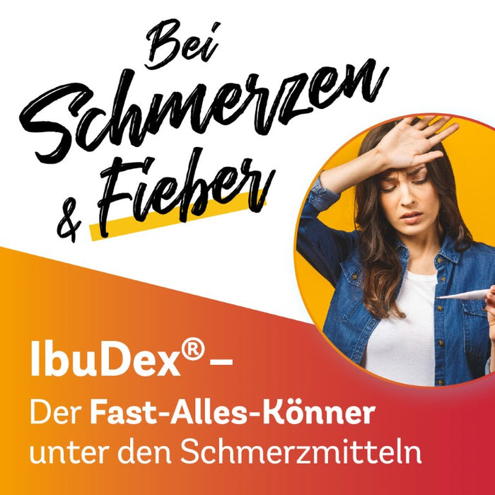 IbuDex 200 mg Filmtabletten bei Schmerzen und Fieber, 10 St. Tabletten