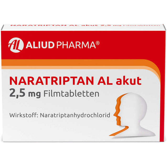 Naratriptan AL akut 2,5 mg Filmtabletten, 2 pc Tablettes