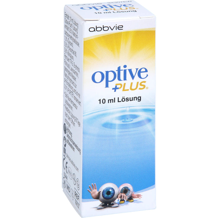 Optive Plus Augen-Pflegetropfen, 10 ml Lösung