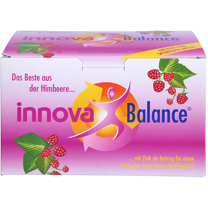 Innova Balance Pulver mit Himbeergeschmack für mehr Balance im Säure-Basen-Haushalt, 30 pc Sachets