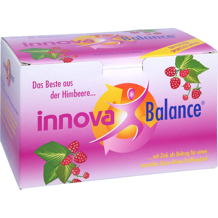 Innova Balance Pulver mit Himbeergeschmack für mehr Balance im Säure-Basen-Haushalt, 30 pc Sachets