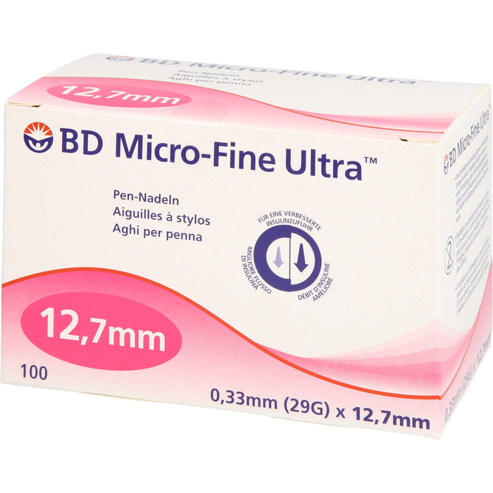 BD Micro-Fine Ultra™ Pen-Nadeln, 0,33 (29G) x 12,7mm, 100 St KAN