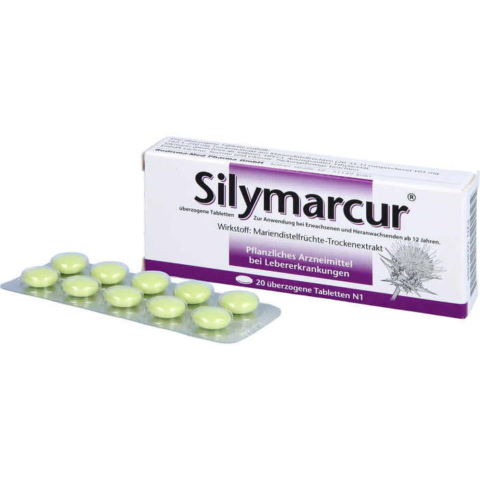 Silymarcur überzogene Tabletten, 20 St UTA