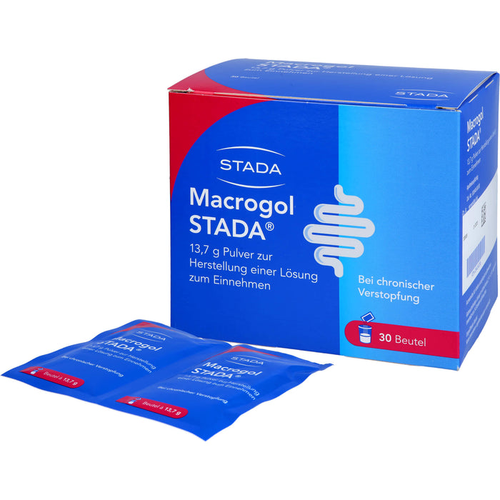 Macrogol STADA Pulver bei Verstopfungen, 30 pcs. Sachets