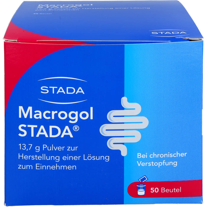 Macrogol STADA Pulver bei Verstopfung, 50 St. Beutel