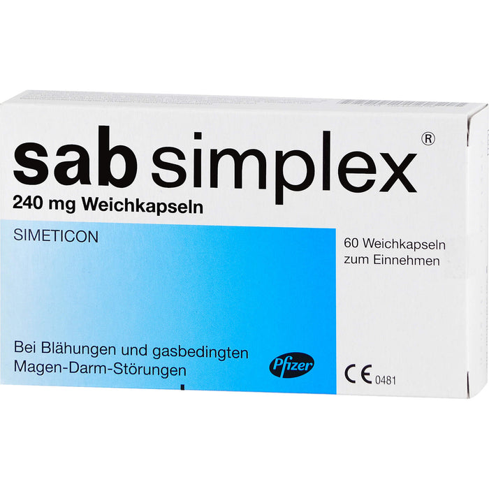 sab simplex 240 mg Weichkapseln, 60 St. Kapseln