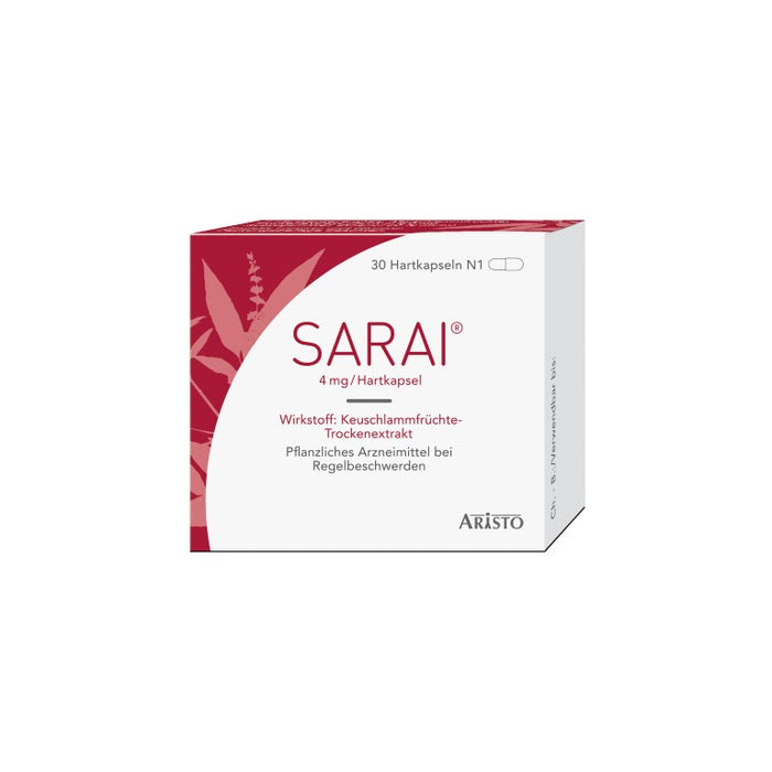 Sarai Hartkapseln bei Regelbeschwerden, 30 pcs. Capsules