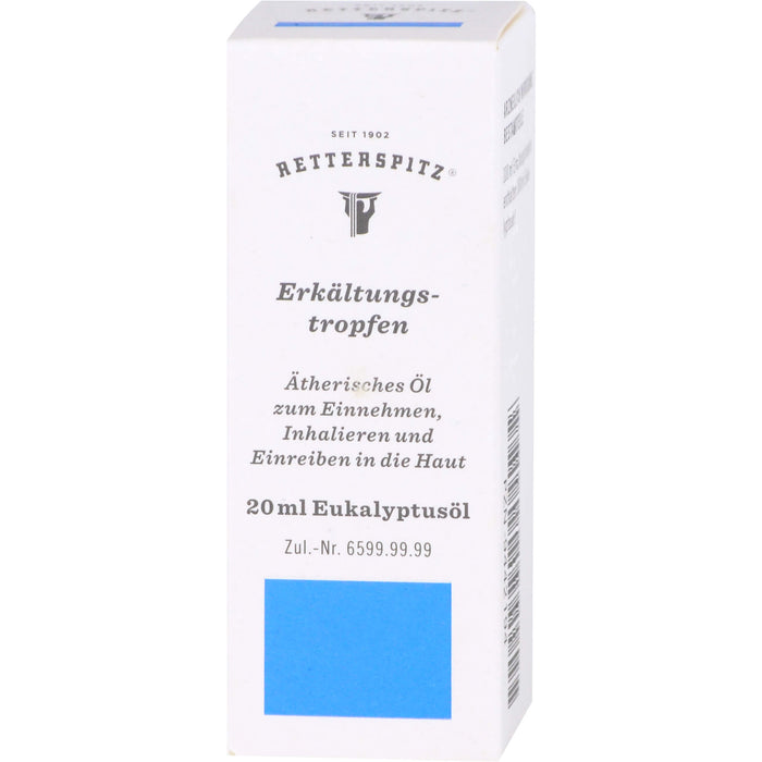 Retterspitz Erkältungstropfen, 20 ml Etheric oil