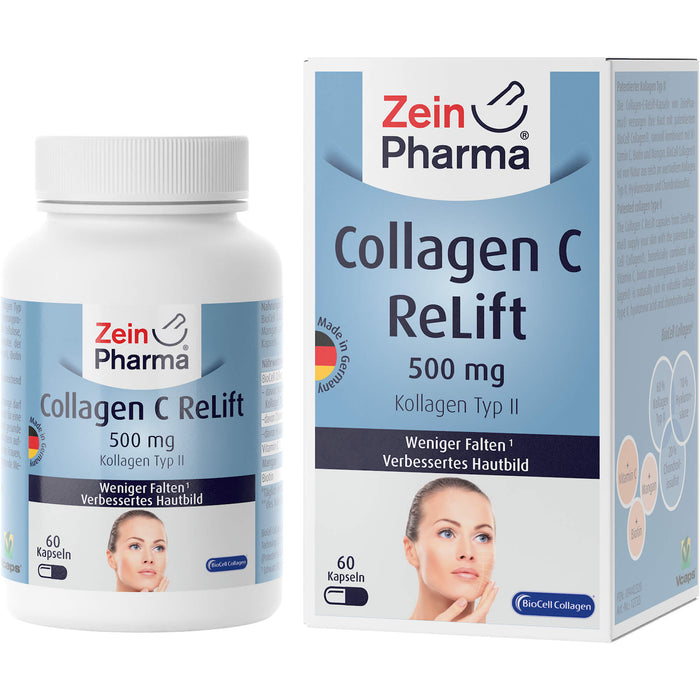 ZeinPharma Collagen C ReLift 500 mg Kapseln, 60 St. Kapseln