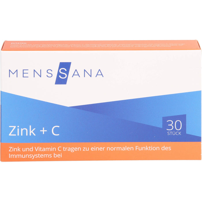 Zink + C MensSana, 30 pc Tablettes