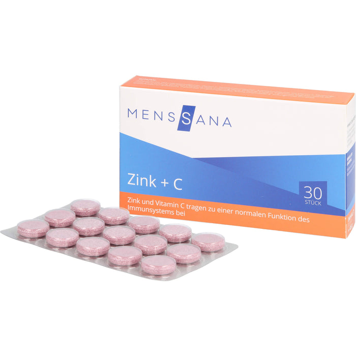 Zink + C MensSana, 30 pc Tablettes