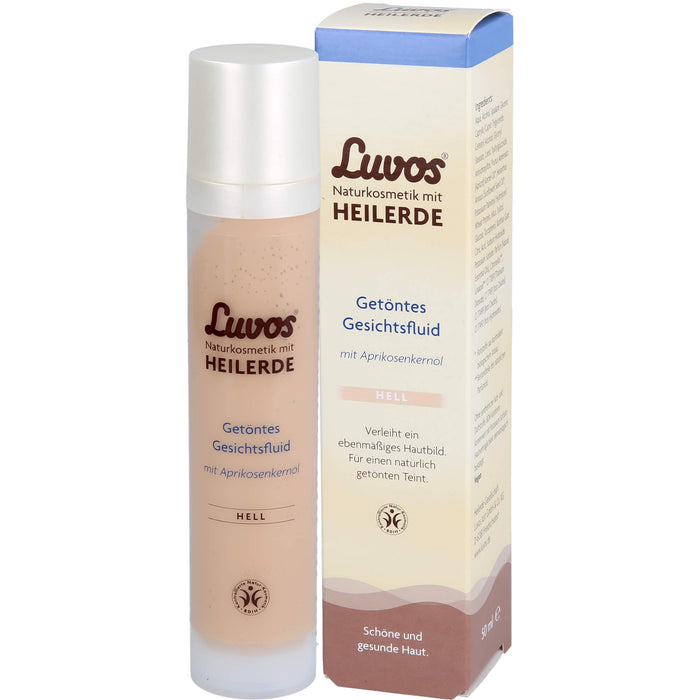 Luvos Naturkosmetik getöntes Gesichtsfluid hell, 50 ml EMU