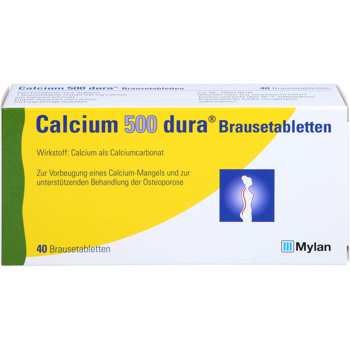 Calcium 500 dura Brausetabletten, 40 St BTA