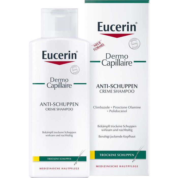 Eucerin DermoCapillaire Anti-Schuppen Creme Shamp., 250 ml Shampoing