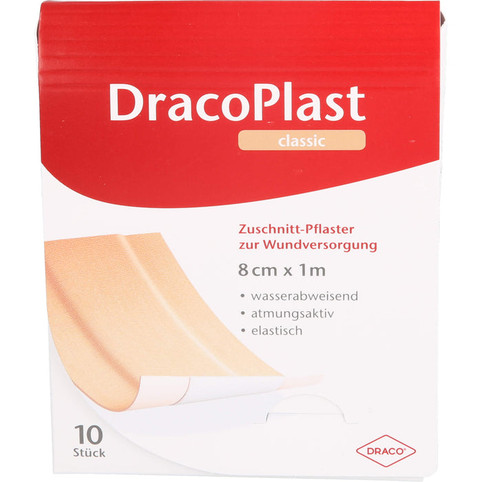 DracoPlast Classic Pflaster 1mx8cm, 1 pc Pansement